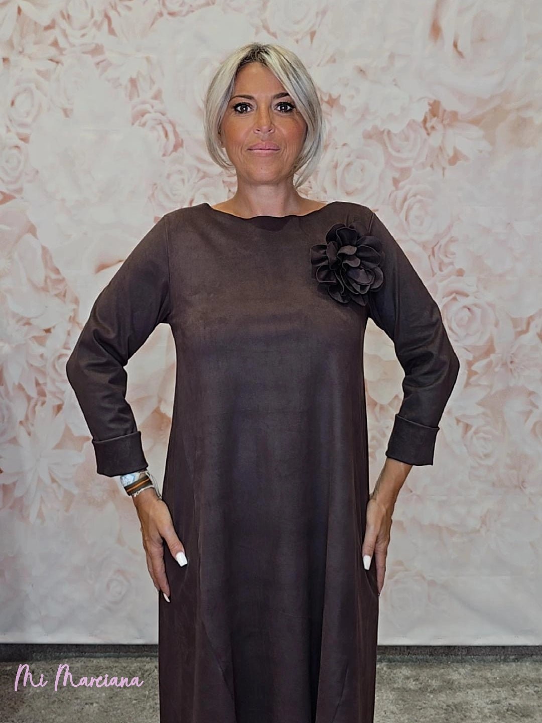 VESTIDO ANTELINA ASIMÉTRICO JOT - Mi Marciana