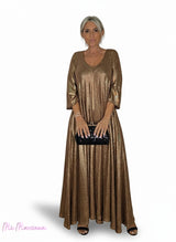 VESTIDO OVERSIZE PICO LUREX