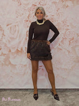 VESTIDO CORTO COMBINADO PELO LUMINA - Mi Marciana