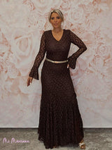 VESTIDO ENCAJE QUILLAS JOT - Mi Marciana