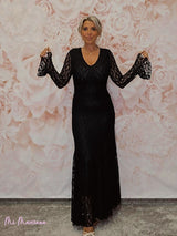 VESTIDO ENCAJE QUILLAS JOT - Mi Marciana