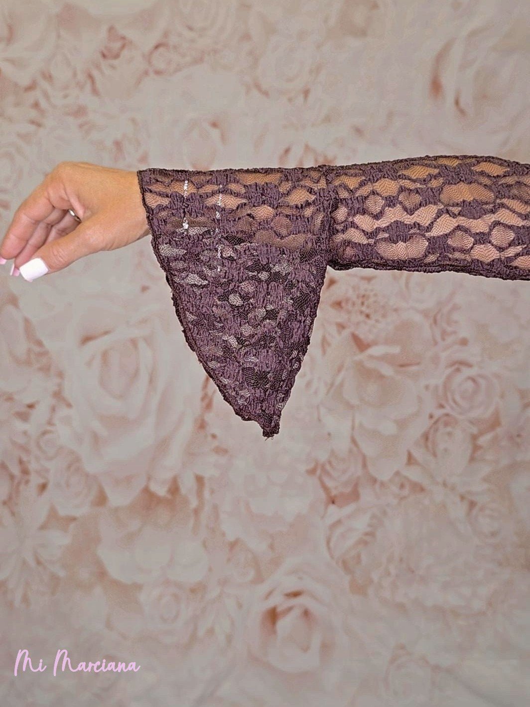 VESTIDO ENCAJE QUILLAS JOT - Mi Marciana