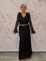 VESTIDO ENCAJE QUILLAS JOT - Mi Marciana