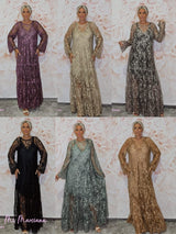 VESTIDO ENCAJE VOLANTE JOT - Mi Marciana