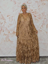 VESTIDO ENCAJE VOLANTE JOT - Mi Marciana