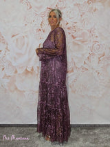 VESTIDO ENCAJE VOLANTE JOT - Mi Marciana