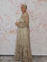 VESTIDO ENCAJE VOLANTE JOT - Mi Marciana