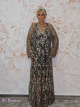 VESTIDO ENCAJE VOLANTE JOT - Mi Marciana