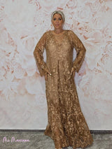 VESTIDO ENCAJE VOLANTE JOT - Mi Marciana