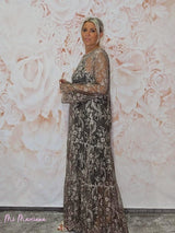 VESTIDO ENCAJE VOLANTE JOT - Mi Marciana