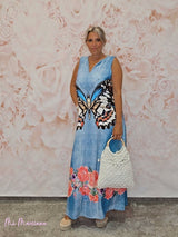 VESTIDO ESTAMPADO MARIPOSA - Mi Marciana
