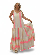 VESTIDO IBIZA TIRANTES LARGO VUELO - Mi Marciana