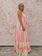 VESTIDO IBIZA TIRANTES LARGO VUELO - Mi Marciana