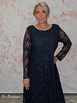 VESTIDO LARGO ENCAJE JOT - Mi Marciana