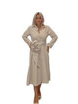 VESTIDO PARIS BEIGE - Mi Marciana