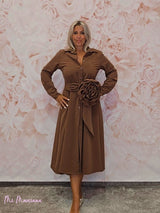 VESTIDO PARIS MARRÓN - Mi Marciana