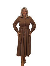 VESTIDO PARIS MARRÓN - Mi Marciana