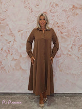 VESTIDO PARIS MARRÓN - Mi Marciana