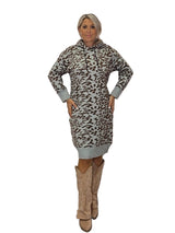 VESTIDO PUNTO ANIMAL PRINT JOT - Mi Marciana