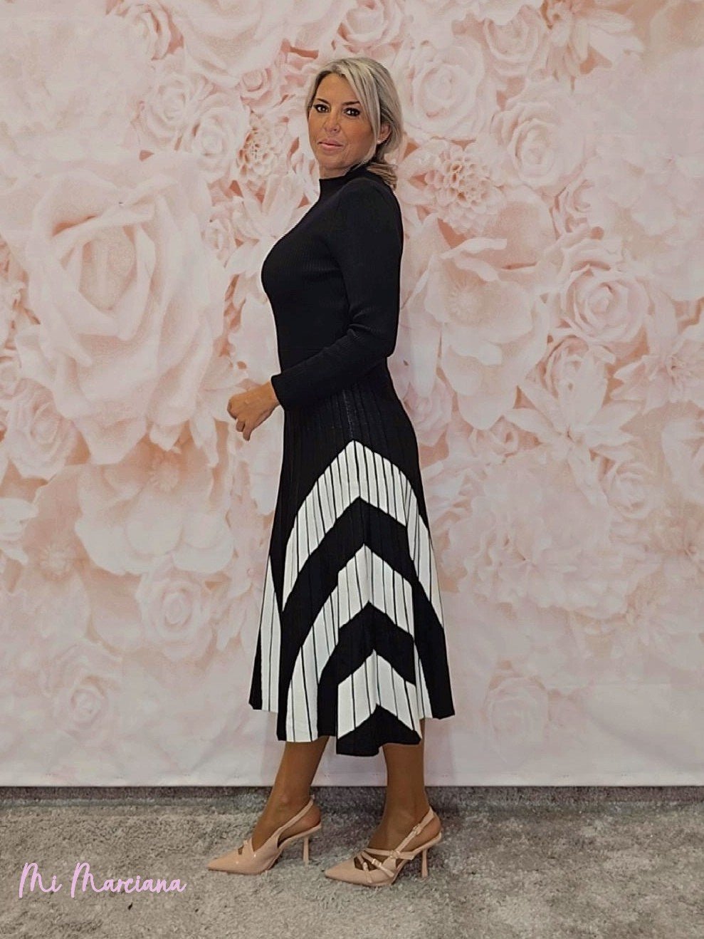 VESTIDO PUNTO CANALE PUNTO EVASÉ JOT - Mi Marciana