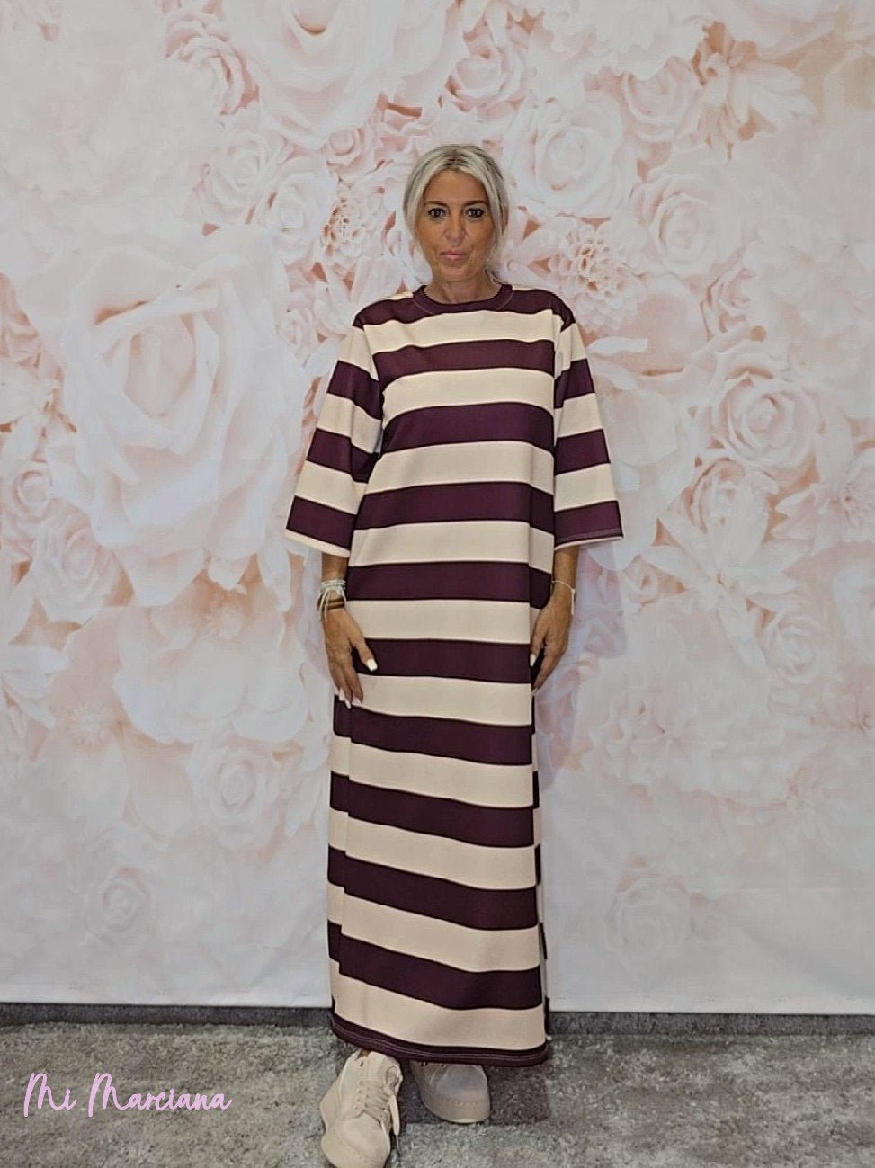 VESTIDO RAYAS URBAN - Mi Marciana