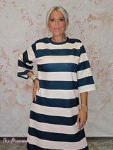 VESTIDO RAYAS URBAN - Mi Marciana