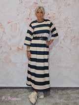 VESTIDO RAYAS URBAN - Mi Marciana