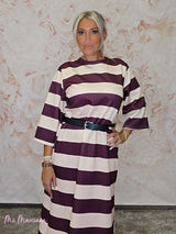 VESTIDO RAYAS URBAN - Mi Marciana