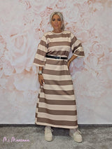 VESTIDO RAYAS URBAN - Mi Marciana