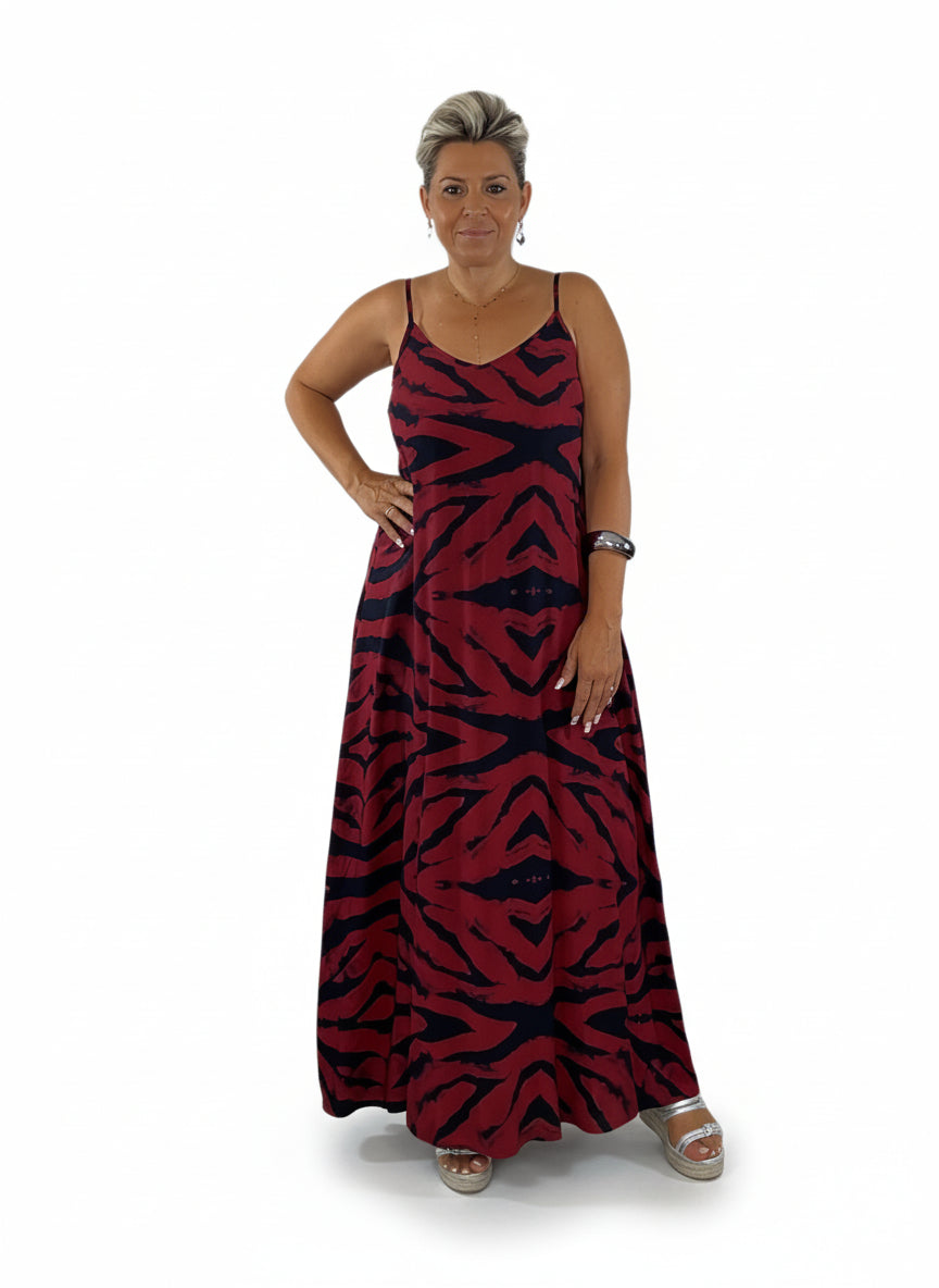 VESTIDO TIRANTES CEBRA - Mi Marciana