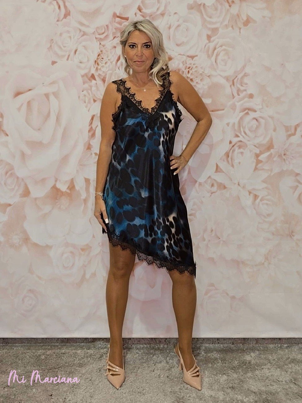 VESTIDO TOP LENCERO FANTASÍA ANIMAL PRINT JOT - Mi Marciana