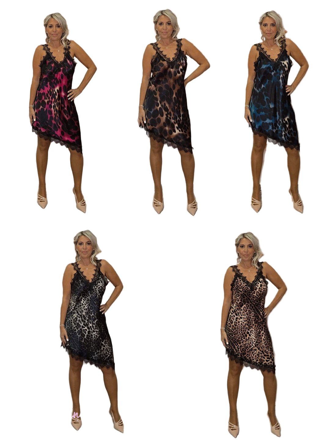 VESTIDO TOP LENCERO FANTASÍA ANIMAL PRINT JOT - Mi Marciana