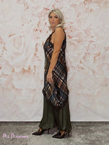 VESTIDO TOP LENCERO FANTASÍA TARTÁN JOT - Mi Marciana