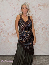 VESTIDO TOP LENCERO FANTASÍA TARTÁN JOT - Mi Marciana