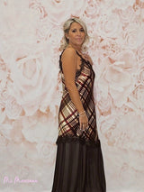 VESTIDO TOP LENCERO FANTASÍA TARTÁN JOT - Mi Marciana