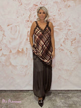 VESTIDO TOP LENCERO FANTASÍA TARTÁN JOT - Mi Marciana