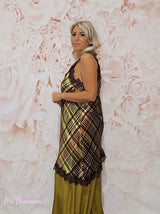 VESTIDO TOP LENCERO FANTASÍA TARTÁN JOT - Mi Marciana