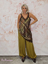 VESTIDO TOP LENCERO FANTASÍA TARTÁN JOT - Mi Marciana