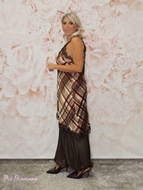 VESTIDO TOP LENCERO FANTASÍA TARTÁN JOT - Mi Marciana