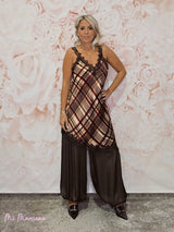 VESTIDO TOP LENCERO FANTASÍA TARTÁN JOT - Mi Marciana