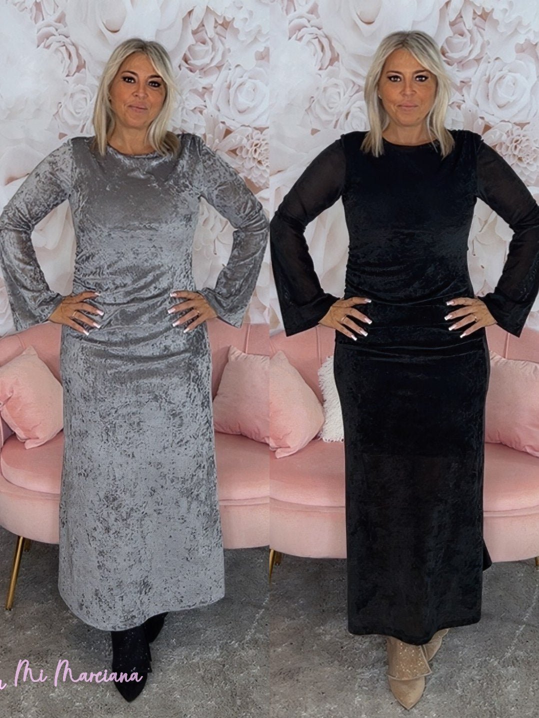 VESTIDO TUL TERCIOPELO - Mi Marciana