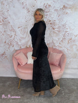 VESTIDO TUL TERCIOPELO - Mi Marciana