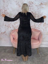 VESTIDO TUL TERCIOPELO - Mi Marciana