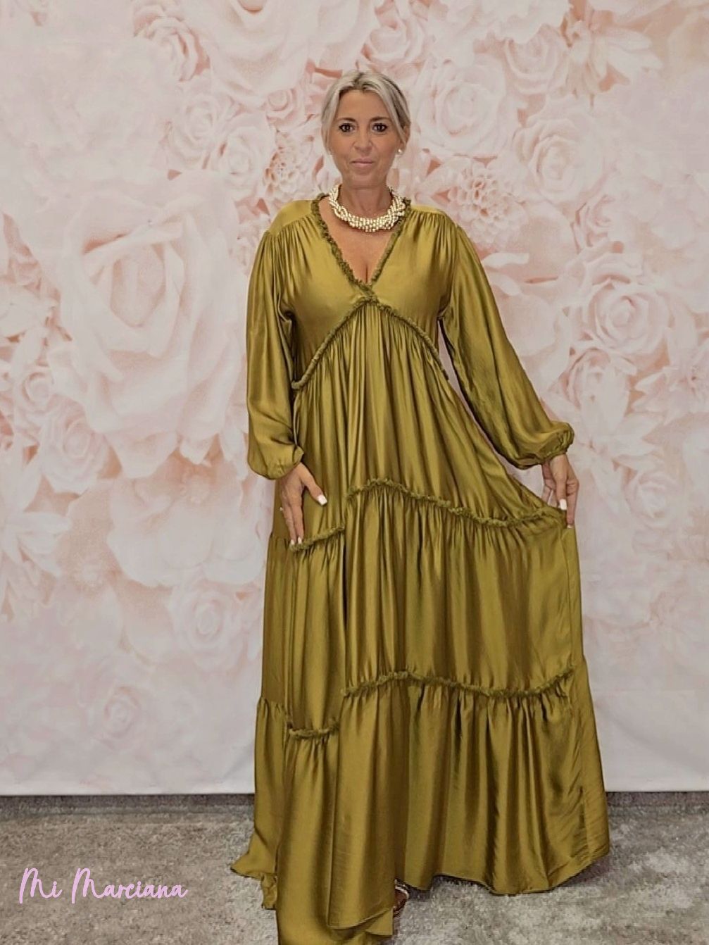 VESTIDO VOLANTES DESHILACHADOS JOT - Mi Marciana