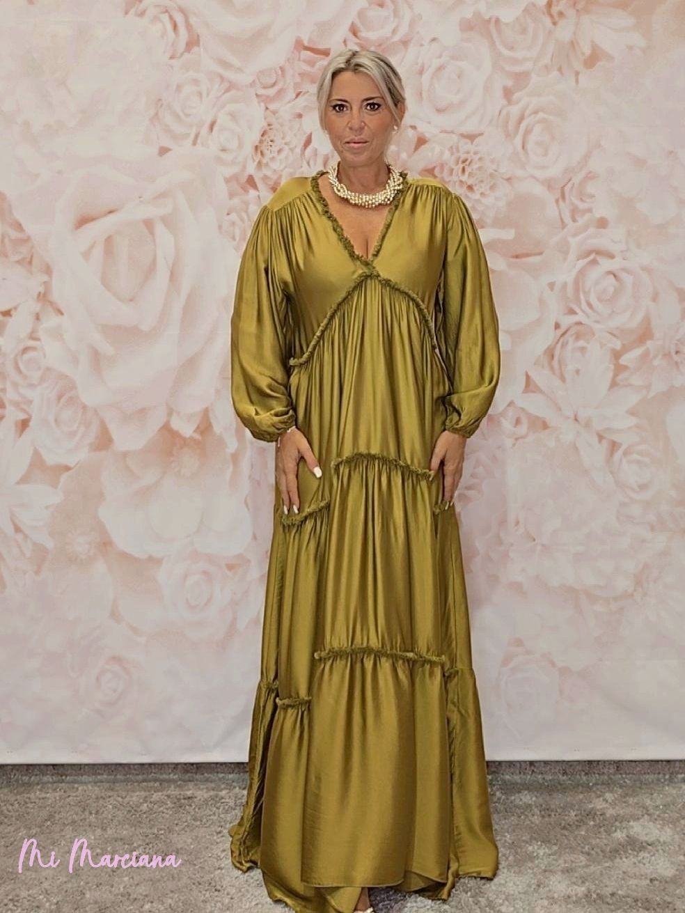 VESTIDO VOLANTES DESHILACHADOS JOT - Mi Marciana