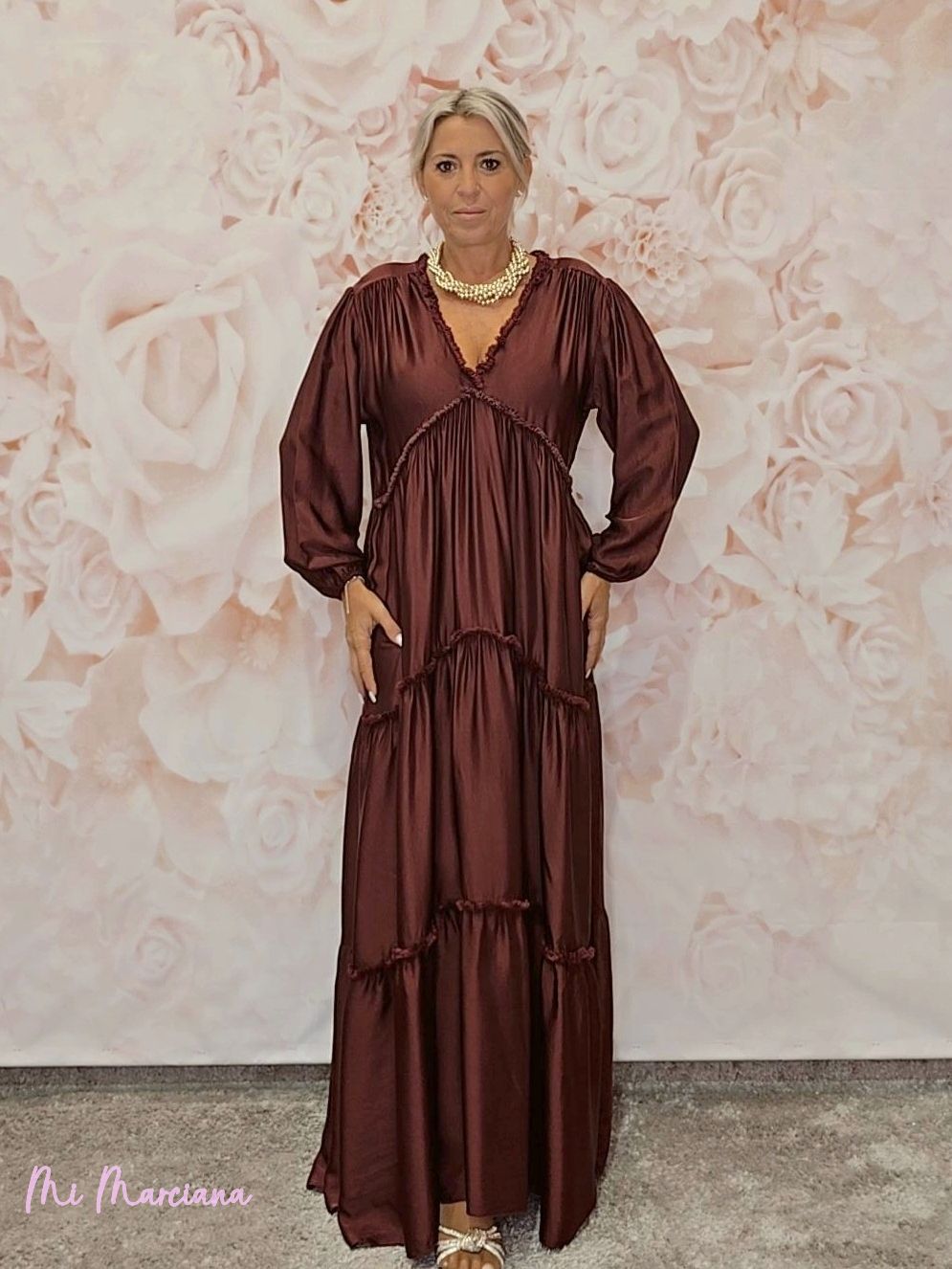 VESTIDO VOLANTES DESHILACHADOS JOT - Mi Marciana