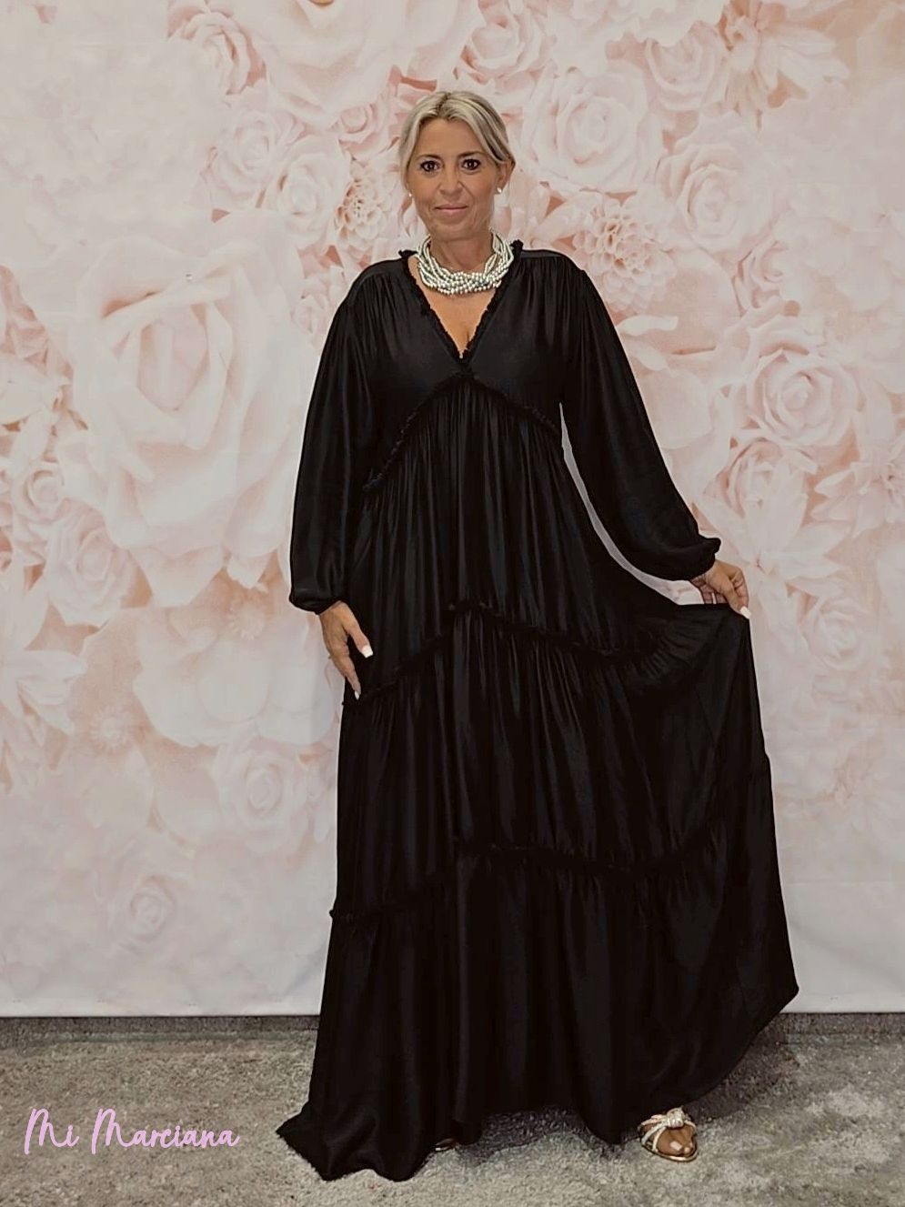 VESTIDO VOLANTES DESHILACHADOS JOT - Mi Marciana