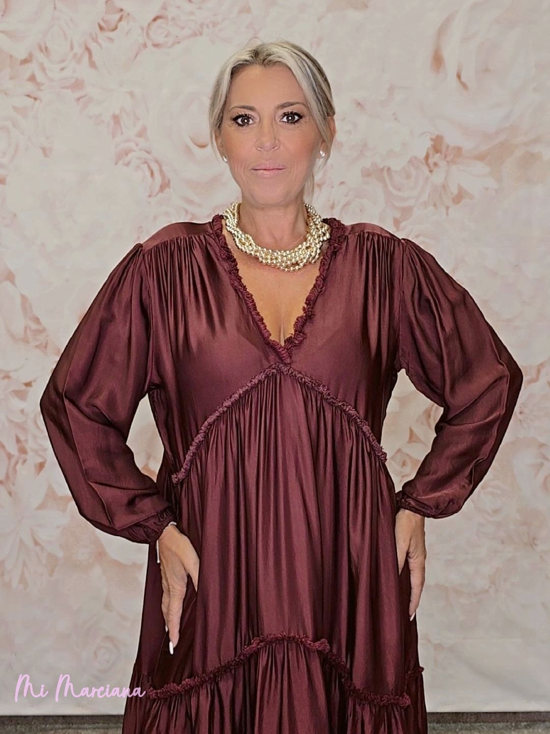 VESTIDO VOLANTES DESHILACHADOS JOT - Mi Marciana