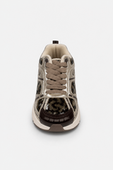 ZAPATILLAS BROOKLYN MARRONES CON LENTEJUELAS Y PLATAFORMA - foto de referencia