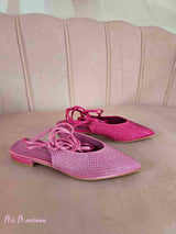 ZAPATO BAJO TIRAS STRASS - Mi Marciana
